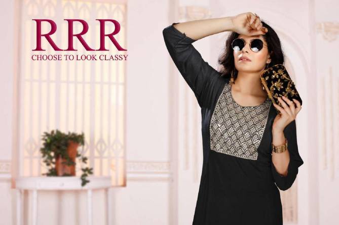 Rrr 8162 Heavy Rayon Fancy Wear Designer Kurti Collection